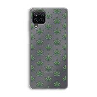 Weed: Samsung Galaxy A12 Transparant Hoesje
