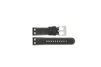 Horlogeband TW Steel TWB22 / TW22 Leder Zwart 22mm - thumbnail