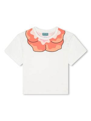 Kenzo Kids sweat Boke Flower en coton - Blanc Kenzo Kids sweat Boke Flower en coton - Blanc