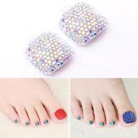 2 PC'S Crystal nep Nail Art Tips Rhinestone volledige dekking teennagels Decals stickers (NO: 11) 2 PC'S Crystal nep Nail Art Tips Rhinestone volledige dekking teennagels Decals stickers (NO: 11)