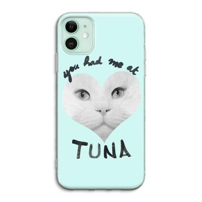 You had me at tuna: iPhone 11 Transparant Hoesje