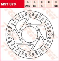 TRW Remschijf, remschijven voor de moto, MST370