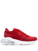 Philipp Plein baskets en velours - Rouge - thumbnail