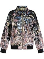 ETRO veste bomber à fleurs - Noir