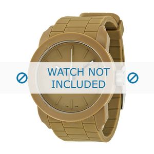 Diesel horlogeband DZ1532 Silicoon Beige 24mm