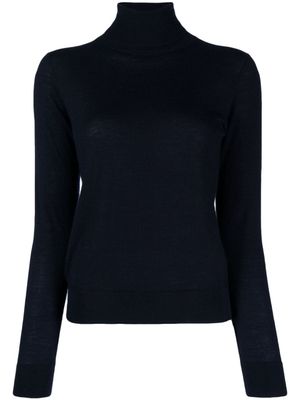 N.Peal pull en cachemire à col roulé - Bleu