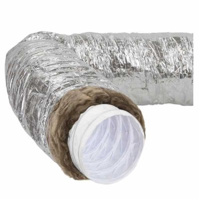Ventilatieslang akoestisch geisoleerd flexibel 100mm 10 meter geluiddempend