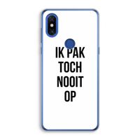 Ik pak nooit op: Xiaomi Mi Mix 3 Transparant Hoesje