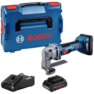 Bosch Professional Accu-blikschaar 0601926301 GSC 18V-16 E Brushless, Incl. 2 accus, Incl. lader, Incl. koffer