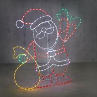 Ropelight kerstman 117 cm