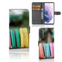 Samsung Galaxy S21 Plus Book Cover Macarons - thumbnail