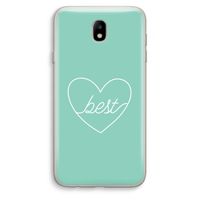 Best heart pastel: Samsung Galaxy J7 (2017) Transparant Hoesje
