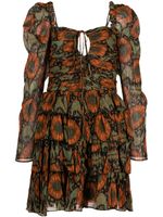 Ulla Johnson robe Naiya à imprimé abstrait - Orange - thumbnail