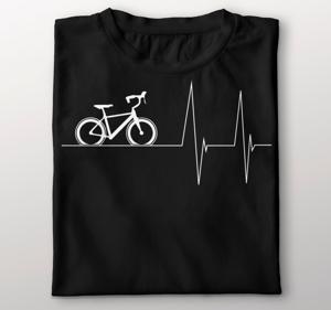 T-shirt fiets met hartslag
