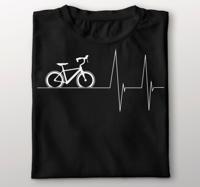 T-shirt fiets met hartslag