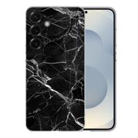 TPU Hoesje Samsung Galaxy S25 Plus - Marmer Zwart Backcover