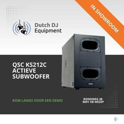 QSC Demomodel KS212C Dubbele 12 inch actieve subwoofer
