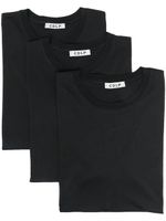 CDLP lot de trois t-shirts en coton - Noir