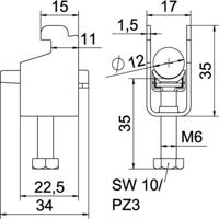 OBO Bettermann 1187202 Beugelklem 1 stuk(s)