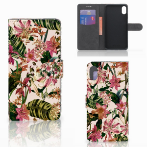 Apple iPhone Xs Max Hoesje Flowers