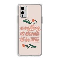 Optimistic flower girl: OnePlus 9 Transparant Hoesje