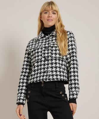 tweed blazer met kraag tweed blazer met kraag