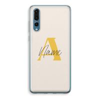 Amber Script: Huawei P20 Pro Transparant Hoesje