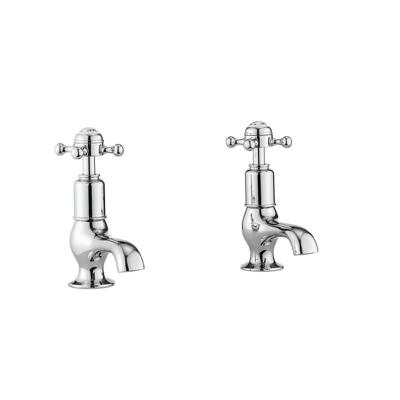 Crosswater Belgravia Wastafelkranen - medium koud/ warm - 2 gats - kruisgreep - chroom BL150DNC