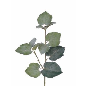 5x Kunstplant Linde Tilia bladgroen takken 50 cm groen