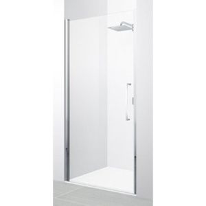 Novellini Young 2.0 1B draaideur voor nis 97/101x200cm chroom/helder y21b97-1k