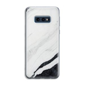 Elegante marmer: Samsung Galaxy S10e Transparant Hoesje