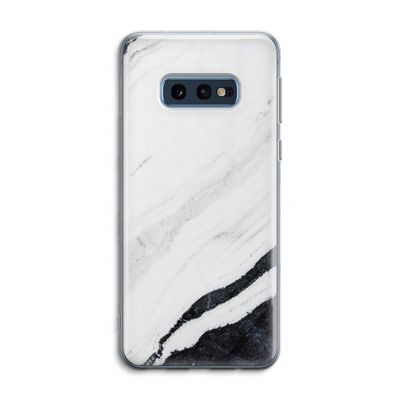 Elegante marmer: Samsung Galaxy S10e Transparant Hoesje