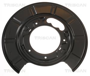 Dekplaat, remschijf TRISCAN, Diameter (mm)325mm, Inbouwplaats: Achteras links: , u.a. für Mercedes-Benz