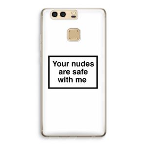 Safe with me: Huawei P9 Transparant Hoesje