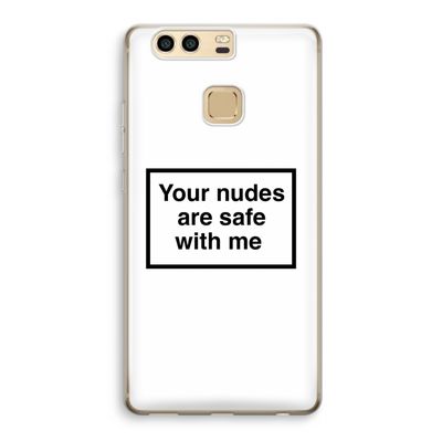 Safe with me: Huawei P9 Transparant Hoesje