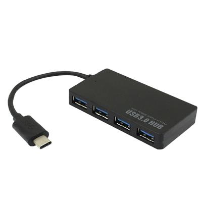 USB-C / Type-C 3.1 naar 4 ports USB 3.0 HUB-Adapter, Voor Samsung Galaxy S8 & S8 PLUS / LG G6 / Huawei P10 & P10 Plus / Xiaomi Mi 6 & Max 2 nl andere
