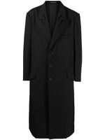 Yohji Yamamoto manteau à simple boutonnage - Noir