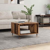 Salontafel Oud hout 60 x 50 x 40 cm Bewerkt hout