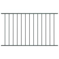 VidaXL Schuttingpaneel gepoedercoat staal 1,63x1,25 m antraciet