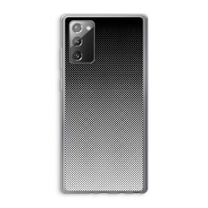 Musketon Halftone: Samsung Galaxy Note 20 / Note 20 5G Transparant Hoesje