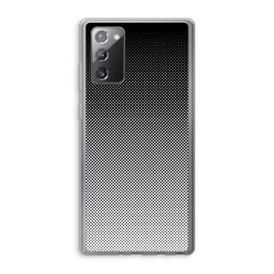 Musketon Halftone: Samsung Galaxy Note 20 / Note 20 5G Transparant Hoesje