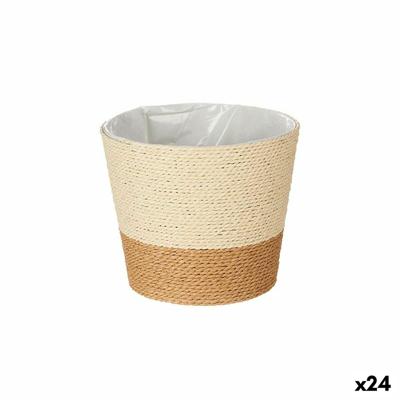Ibergarden WY21-71 Bruin Touw Plastic 19,5 x 17,5 x 19,5 cm 19,5 x 16,5 x 19,5 cm (24 Stuks)