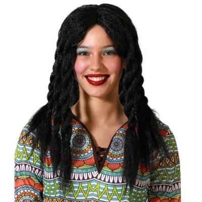 Pruik Zwart Dreadlocks