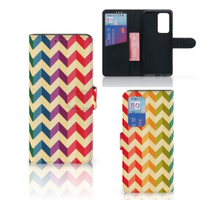 Huawei P40 Pro Telefoon Hoesje Zigzag Multi Color - thumbnail