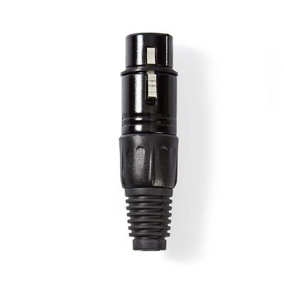 Nedis XLR-Connector | Female | Solderen | 5.0 mm | 1 stuks - COTP15902BK COTP15902BK