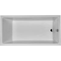 Duravit Starck 1 bad acryl rechthoekig met overloop met 1 rugsteun 180x90x46cm inbouw wit 700050000000000 - thumbnail