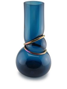 Vanessa Mitrani vase Double Ring en verre - Bleu