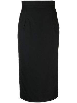 Thom Browne jupe crayon en serge - Noir