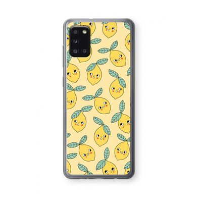 Citroenen: Samsung Galaxy A31 Transparant Hoesje