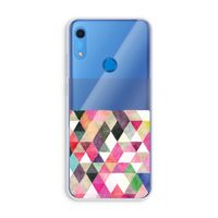 Gekleurde driehoekjes: Huawei Y6s Transparant Hoesje